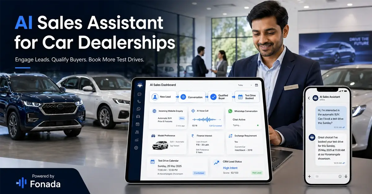AI Sales Assistant for Car Dealerships: How AI Can Turn More Enquiries into Test Drives and Sales ai-sales-assistant-for-car-dealerships