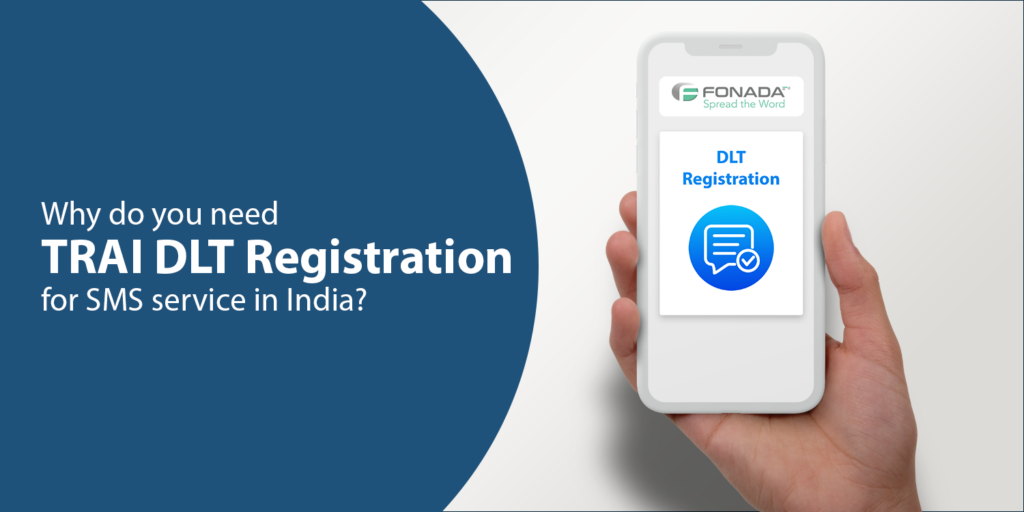 DLT Registration for SMS Service in India